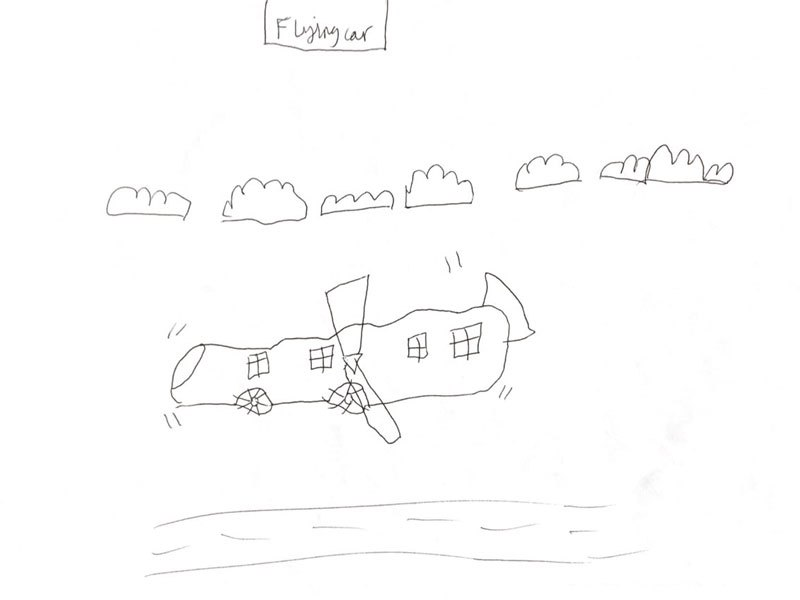 Illustration for article titled These Kids' Drawings Are The Best Future Cars Yet
